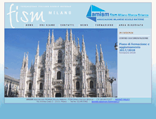 Tablet Screenshot of amism-fismmilano.it